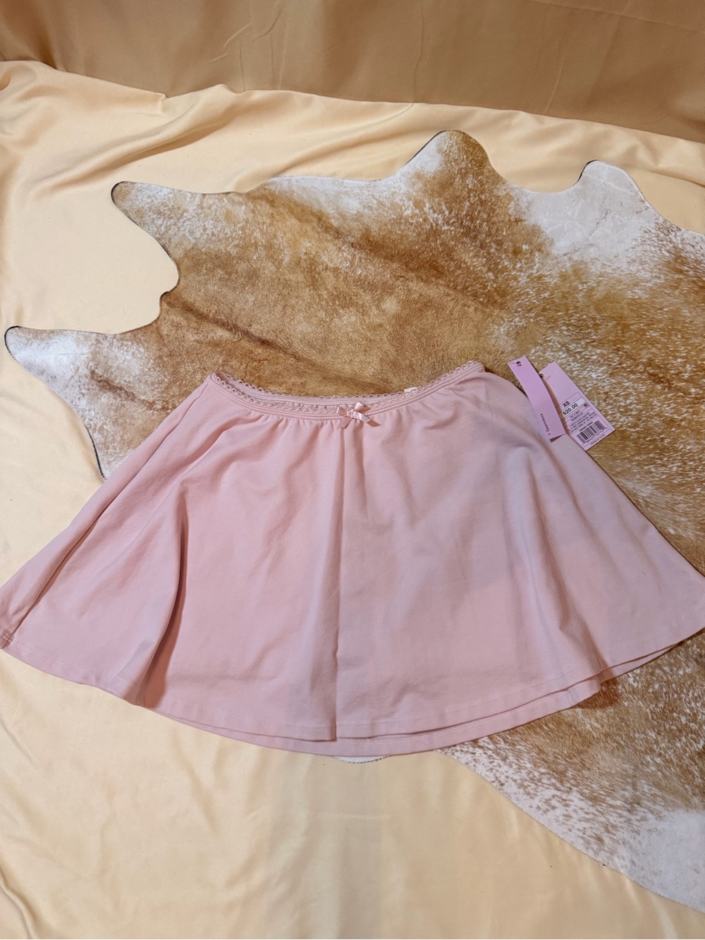 Target Light Pink Circle Skort with Bow Trim
